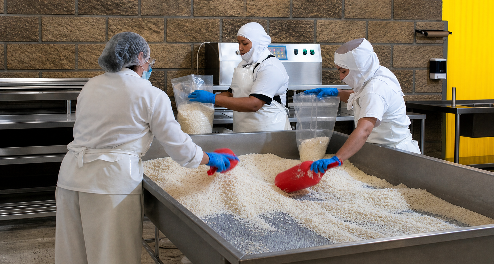 Producción de queso